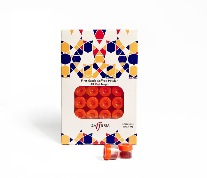 Zafferia All Red Negin Saffron multi-capsule pack 1,5g